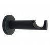 Lot de 2 supports avec perï¿½ï¿½age Design tige 20 mm noir mat INS