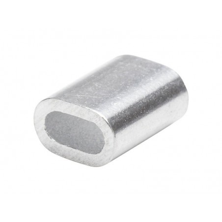 Lot de 10 Manchons Aluminium Standers Diam.1.5 X L.19 X L.9 Mm