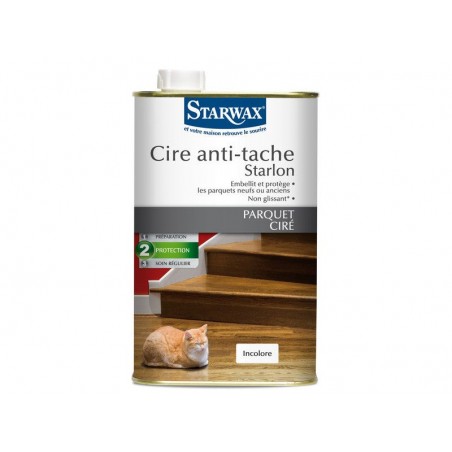 Cire Anti-Taches Incolore Parquet Starwax 1 L -  - meilleure qualité