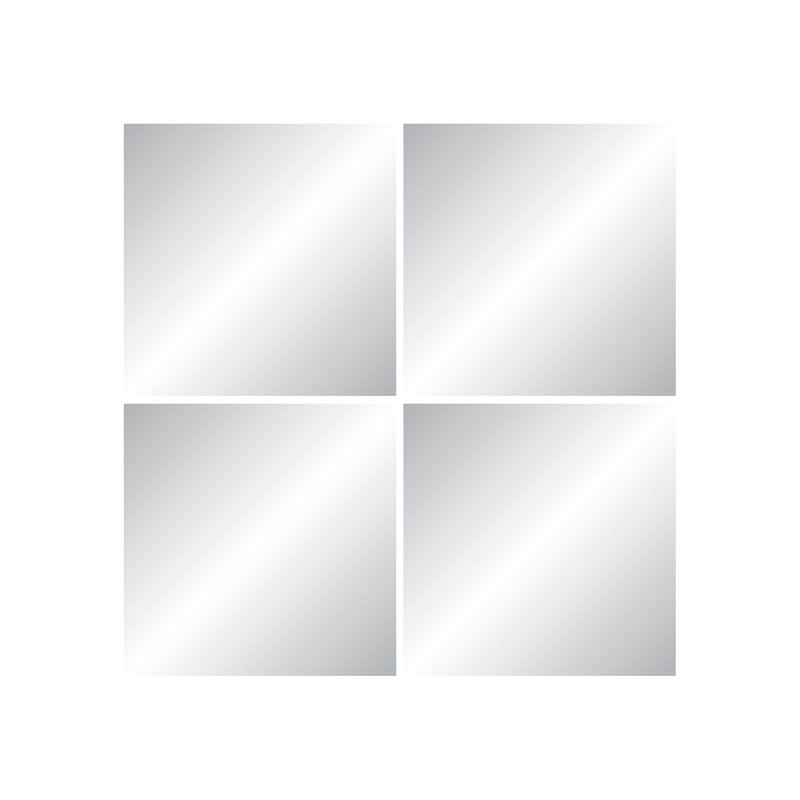 Set de 4 miroirs carrés 30x30cm -  - meilleure qualité