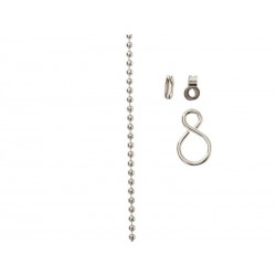 Chaine acier STANDERS diam. 3.2 x L. 0.6 m