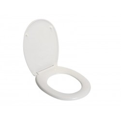 Abattant avec frein de chute plastique thermodur Sparta blanc n°0