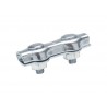 Lot de 2 Serre-Câbles Acier Zingué Standers Diam.2 X L.35 X L.13 Mm
