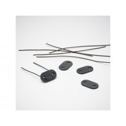 Lot de 26 attaches universel pour canisse naterial gris foncé