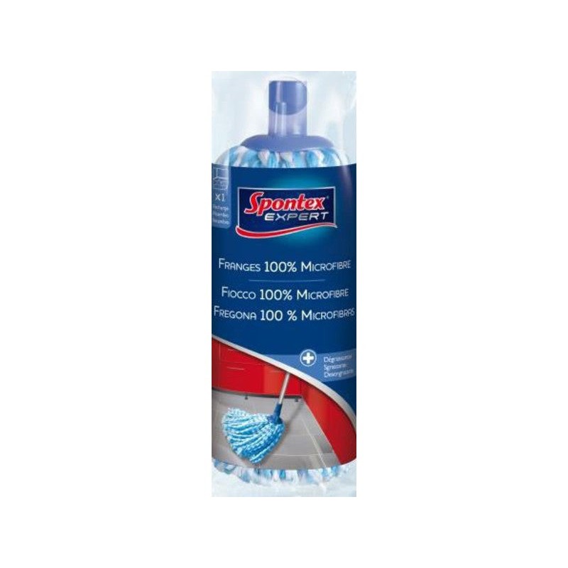 Recharge Balai à  Franges 100%  Spontex Expert Microfibre -  - meilleure qualité