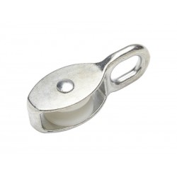 Poulie à Oeil Fixe Zamak Nickelé Standers Diam.25 X L.55 X L.25 Mm