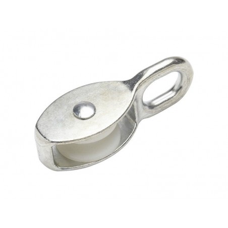 Poulie à Oeil Fixe Zamak Nickelé Standers Diam.25 X L.55 X L.25 Mm