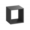 Etagère cube décoratif gris H.36.1 X L.36 X P.16 Cm