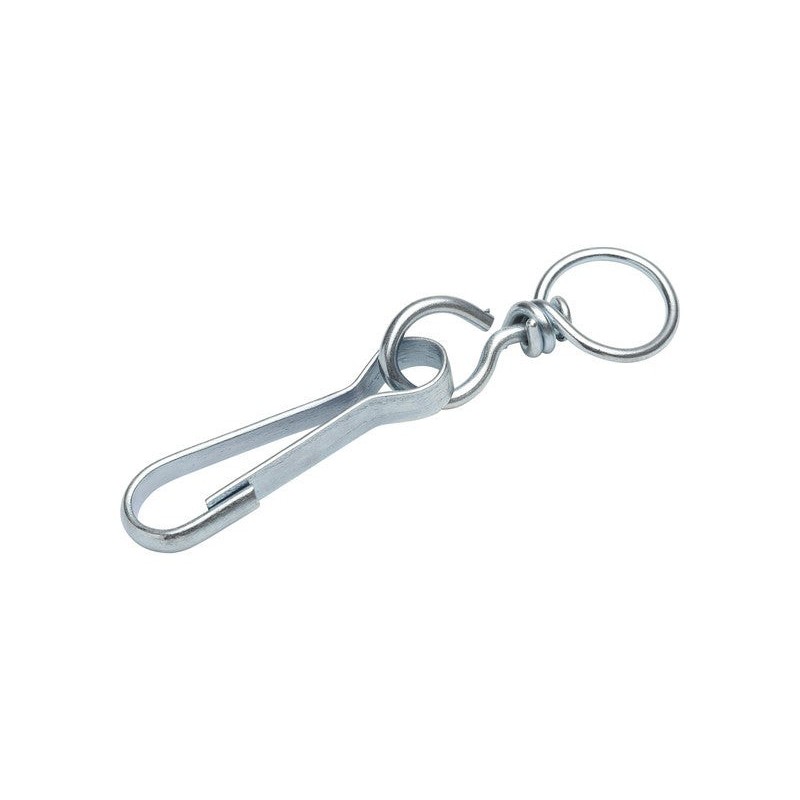 Lot de 4 mousquetons acier zingué Standers L.50 X L.12 Mm