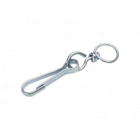 Lot de 4 mousquetons acier zingué Standers L.50 X L.12 Mm