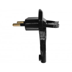 Fiche électrique extra plate Mâle 2 pÃ´les 6 A ELECTRALINE