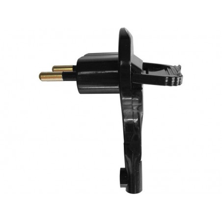 Fiche électrique extra plate Mâle 2 pÃ´les 6 A ELECTRALINE