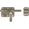 Verrou de box à cadenas à 12 Mm Afbat Acier Inox Brossé