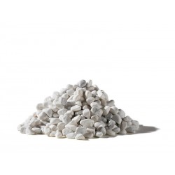 Graviers en marbre blanc 8-1 m mm 25 kg