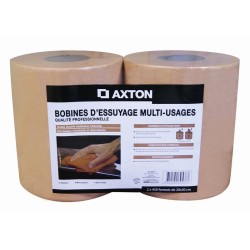 Lot de2 Essuie-Mains Chamois 450 Formats Axton 20X30Cm