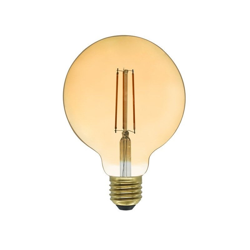 Ampoule décorative led àfilament ambre E27 7.8 W