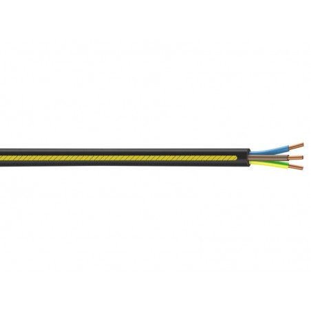 Câble Électrique 3 G 2.5 mm² U1000R2V L.15 M Noir