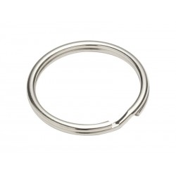 Lot de 3 Anneaux Brisés Acier Nickelé Standers L.30.2 X L.30.2 X Ep.2.1 Mm