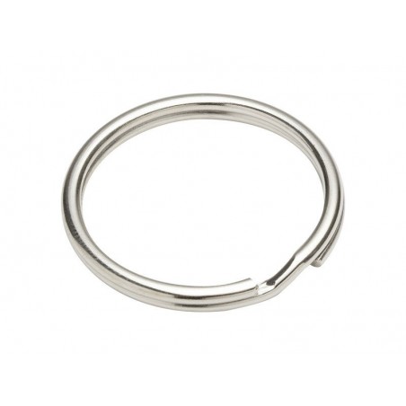 Lot de 3 Anneaux Brisés Acier Nickelé Standers L.30.2 X L.30.2 X Ep.2.1 Mm