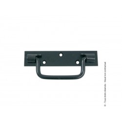 Poignée sur platine acier Prépeint H.25 X L.160 X P.10 Mm