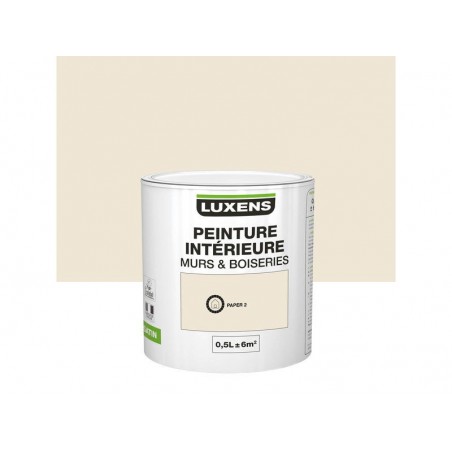 Peinture Mur Et Boiserie Luxens Paper 2 SatinÃ© 0.5 L