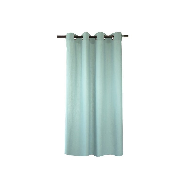 Rideau Coton Sunny Vert L.140 X H.280 Cm
