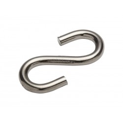 Lot de 4 Esses égales Ouvertes Acier Standers L.30 X L.15.5 X Ep.3 Mm