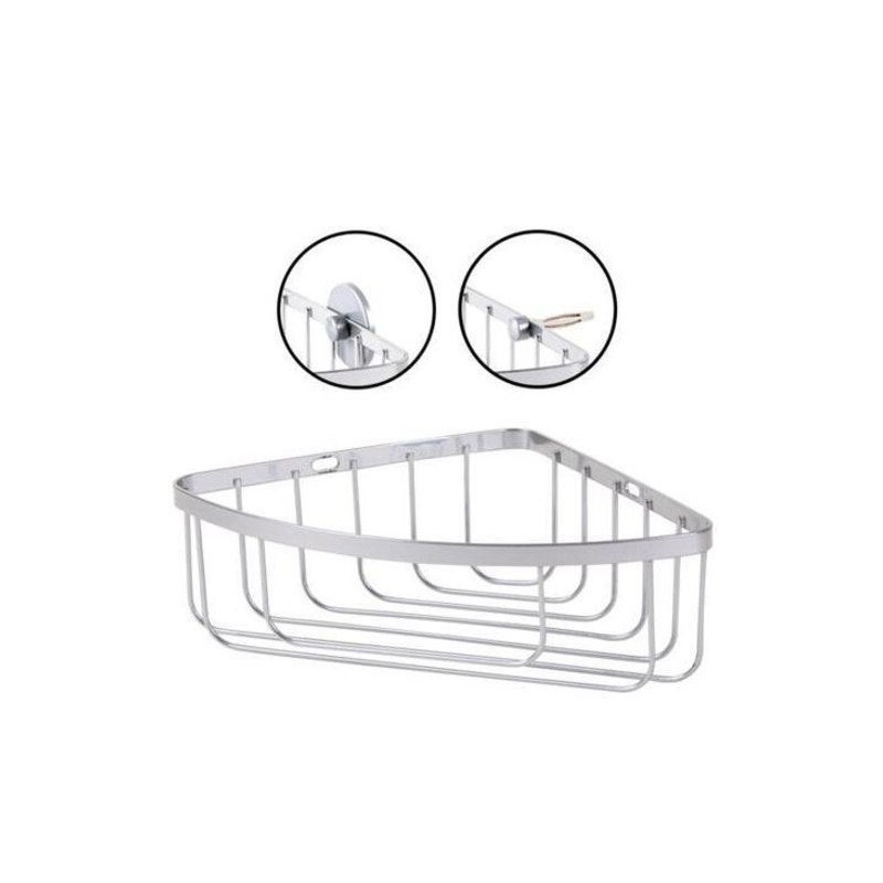 Panier angle de bain / douche à  ventouse