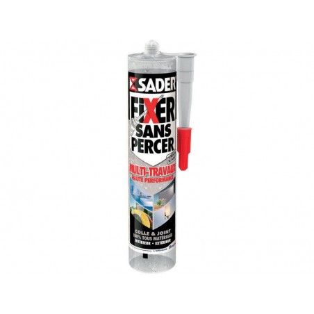 Colle Mastic Fixer Sans Percer Multitravaux Sader