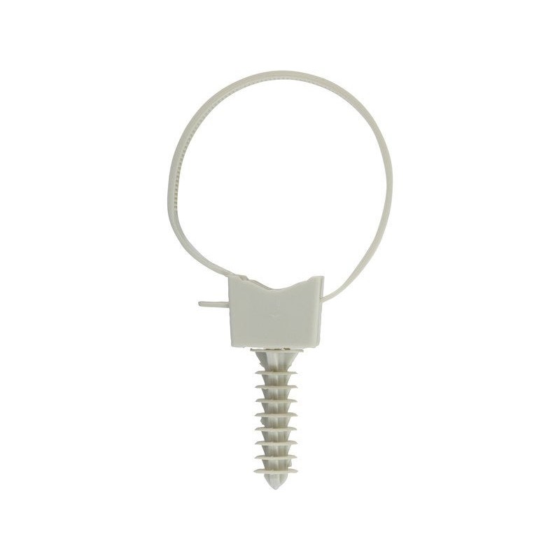 Lot de 10 Colliers à Embases Et Chevilles Diam.16 à 25 Mm L.165 Mm