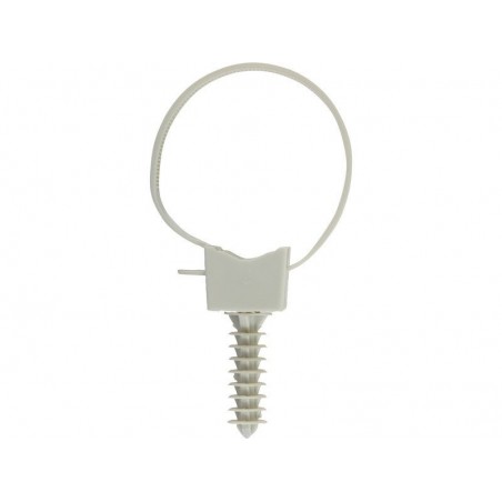 Lot de 10 Colliers à Embases Et Chevilles Diam.16 à 25 Mm L.165 Mm