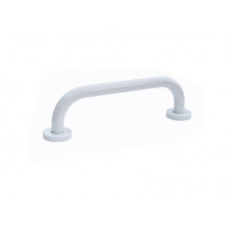 Barre d'appui à  fixer en acier inoxydable blanc