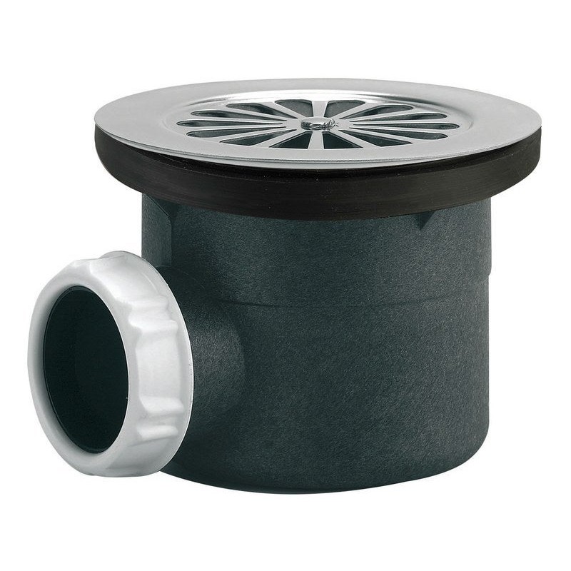 Bonde Ã  grille pour receveur de douche diam. 90 mm