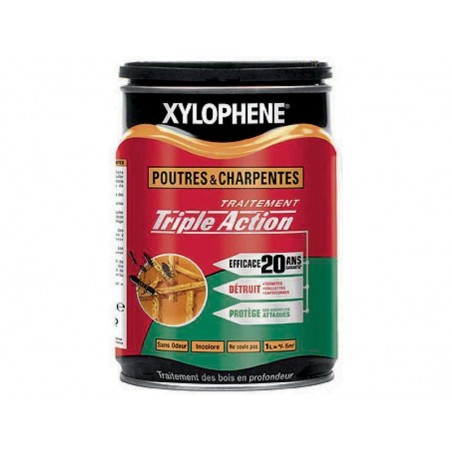 Traitement Du Bois Poutre Et Charpente Xylophene 20 Ans 1 L