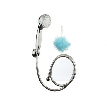 Trio de douche 7 jets Vétina chromé