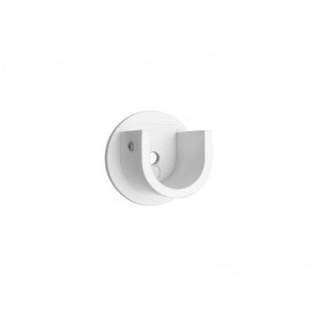 Lot de 2 Naissances Tringle à Rideau Design 20 Mm Blanc Mat Inspire