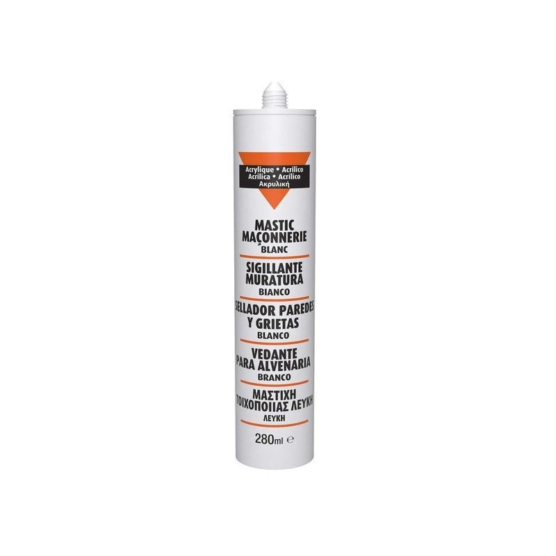 Mastic Détanchéité Mur Et Boiserie Intérieurs Blanc 280 Ml