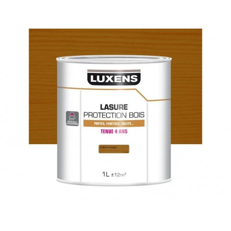 Lasure LUXENS4 ans chÃªne moyen satinÃ© 1 l