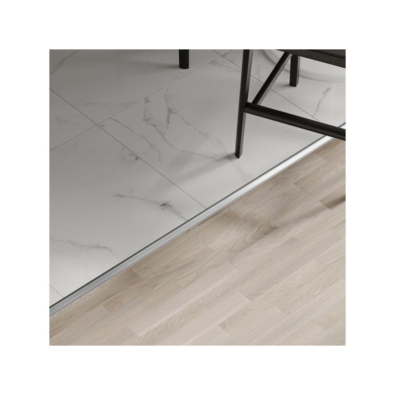 Barre de seuil auto-agrippant métal 830x40mm Brillant Métallique -  - meilleure qualité