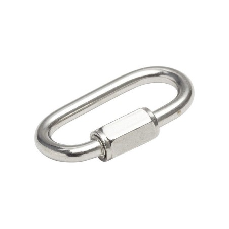 Maillon rapide en inox Standers L.37.5 X L.11.5 X Ep.4 Mm