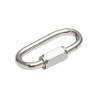 Maillon rapide en inox Standers L.37.5 X L.11.5 X Ep.4 Mm