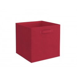Panier de rangement en polypropylène  rouge H.31 X L.31 X P.31 Cm -  - meilleure qualité