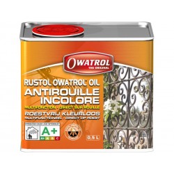Protection Antirouille Extérieur - Intérieur Rustol Owatrol Incolore 0.5 L