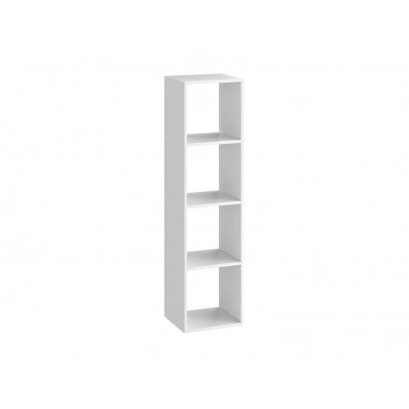 Etagère décoratif blanc H.139.3xL.36xP.31cm