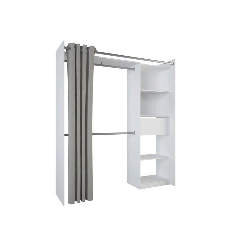 Kit dressing blanc New star H. 200 x l. 1228 à 1772 x p. 50 cm