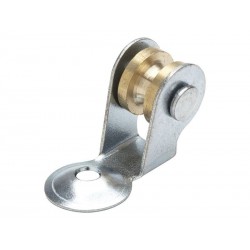 Poulie de corde à linge en acier Zingué Diam.12 X L.30 X L.10 Mm