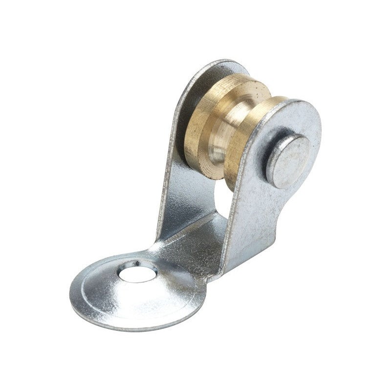 Poulie de corde à linge en acier Zingué Diam.12 X L.30 X L.10 Mm