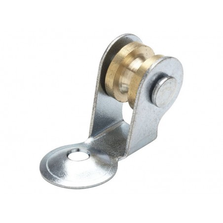 Poulie de corde à linge en acier Zingué Diam.12 X L.30 X L.10 Mm