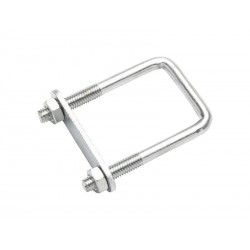 Bride Carrée Acier Standers L.31 X L.43 X Ep.6 Mm