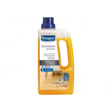 Entretien Brillant 2 En 1 Tous Parquets Et Sols Stratifies 1L Starwax 1 L